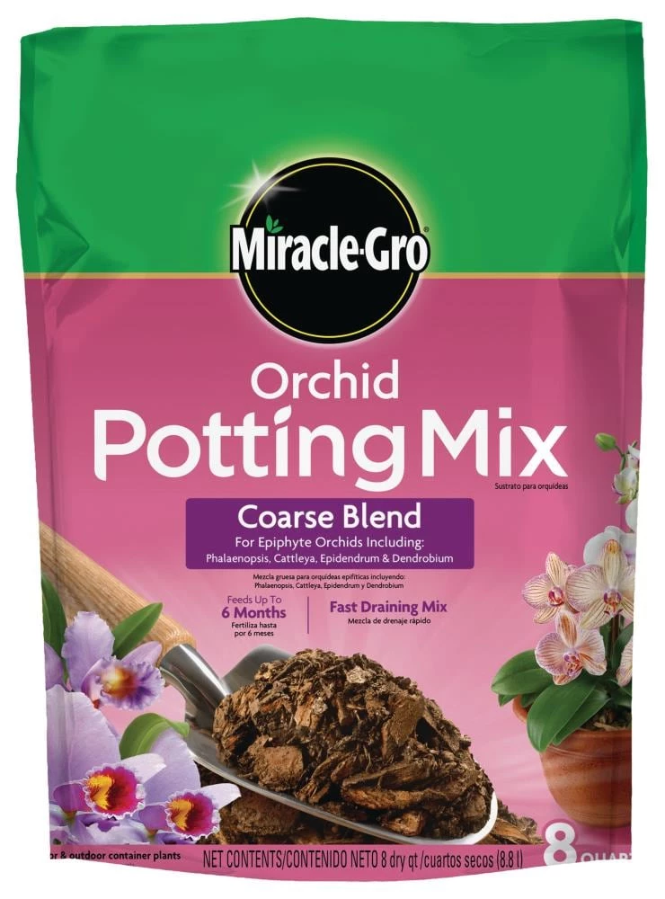 Miracle-Gro Soil & Soil Amendments Orchid 8-Quart Potting Soil Mix 1 Miracle-Gro Soil & Soil Amendments Orchid 8-Quart Potting Soil Mix