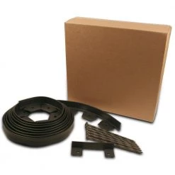 EasyFlex 20-ft Black Plastic Landscape Edging Roll