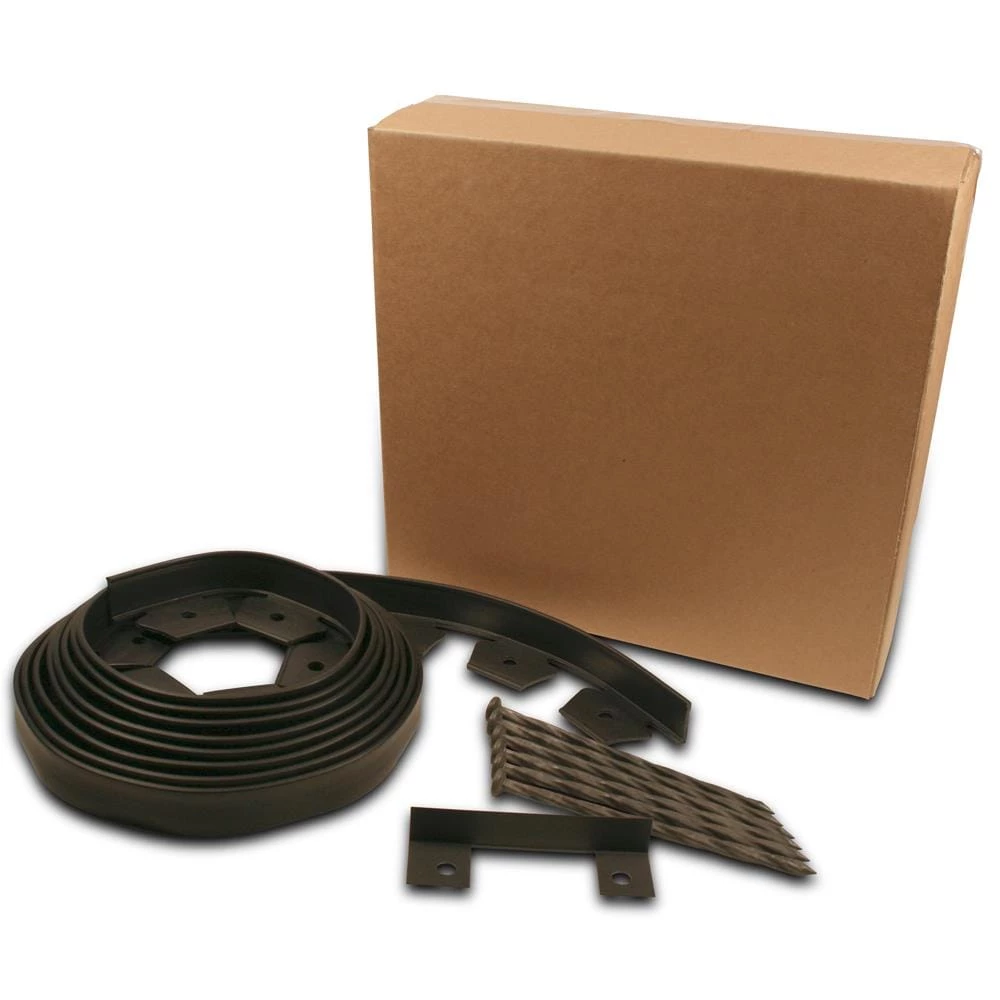 EasyFlex 20-ft Black Plastic Landscape Edging Roll 1 EasyFlex 20-ft Black Plastic Landscape Edging Roll