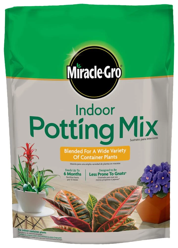 Miracle-Gro Soil & Soil Amendments Indoor 6-Quart Potting Soil Mix 1 Miracle-Gro Soil & Soil Amendments Indoor 6-Quart Potting Soil Mix