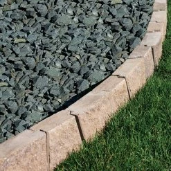 Thing Insignia 5-in L x 8-in W x 3-in H Concrete Straight Edging Stone -Landscaping Sales Shop 07921839