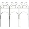 Garden Accents Edging 14-in H x 8-t L White Scroll Folding Fence