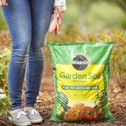 Miracle-Gro Soil & Soil Amendments All Purpose for In-Ground Use 2-cu ft Garden Soil -Landscaping Sales Shop 09198112