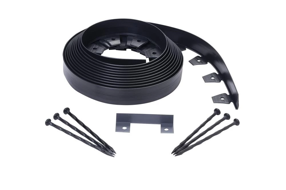 EasyFlex 20-ft Black Plastic Landscape Edging Roll 1 EasyFlex 20-ft Black Plastic Landscape Edging Roll