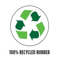 Rubberific 4-ft Gray Rubber Landscape Edging Section -Landscaping Sales Shop 11899263