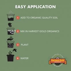 Harvest Gold Organics Soil & Soil Amendments Premium Soil Conditioner Organic Provides Organic Nutrients -Landscaping Sales Shop 12097053