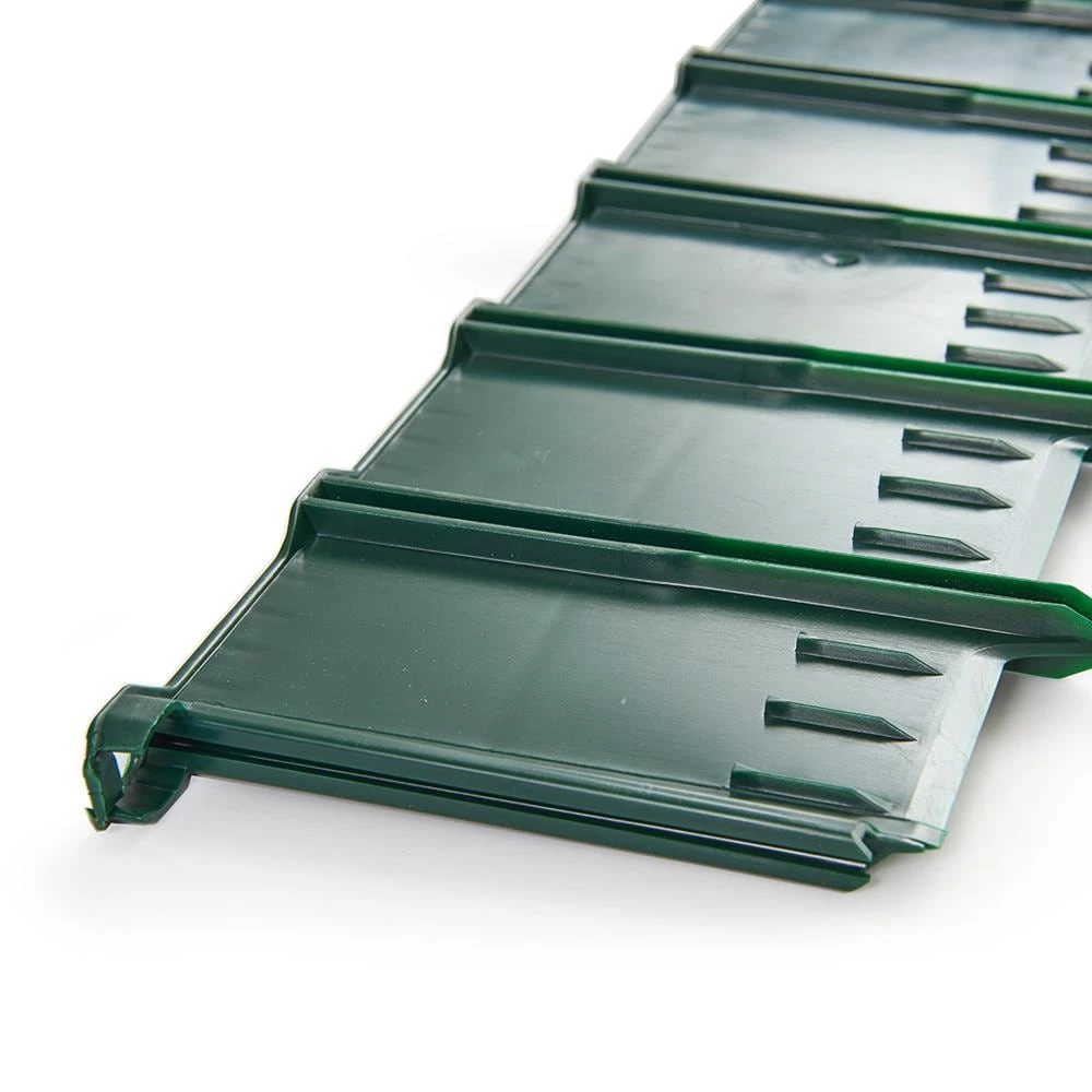 Greenscapes 3-ft Green Plastic Landscape Edging Section 4 Greenscapes 3-ft Green Plastic Landscape Edging Section - Image 4