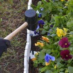 EasyFlex 8-Pack 10-ft White Plastic Landscape Edging Bundle 9 EasyFlex 8-Pack 10-ft White Plastic Landscape Edging Bundle -Landscaping Sales Shop 40457084