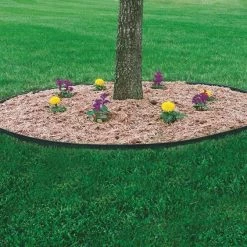 EasyFlex Heavy Duty No-Dig Landscape Edging Kit Black Landscape edging roll -Landscaping Sales Shop 40596038