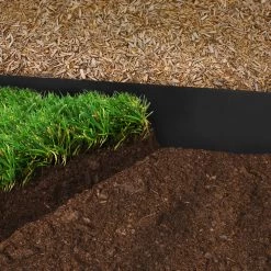 IRONRIDGE 5-Pack Black Landscape edging section -Landscaping Sales Shop 42352145
