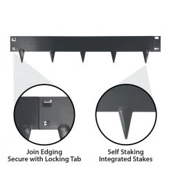 IRONRIDGE 5-Pack Slate Landscape edging section 9 IRONRIDGE 5-Pack Slate Landscape edging section -Landscaping Sales Shop 42352561