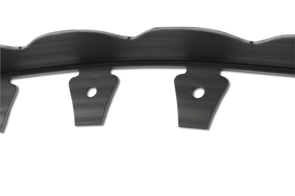 EasyFlex 2.5 in. x 20 ft. Scallop Black Woodgrain No-Dig Edging Kit 2 EasyFlex 2.5 in. x 20 ft. Scallop Black Woodgrain No-Dig Edging Kit - Image 2