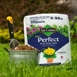 Sta-Green Soil & Soil Amendments Perfect 25-Quart Potting Soil Mix -Landscaping Sales Shop 45499180